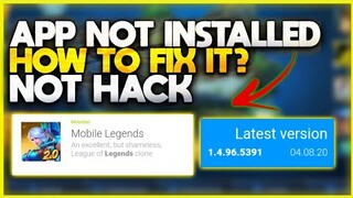 APP NOT INSTALLED MOBILE LEGENDS! • HOW TO FIX IT? - BEST TRICKS | Mobile Legends Bang Bang