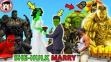 WHO Marry to SHE-HULK ? $1 to $1,00,00,000 GOD TITAN HULK in GTA 5 !