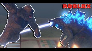 GODZILLA VS KONG CINEMATIC BATTLE | GVK ROBLOX | Kaiju Universe