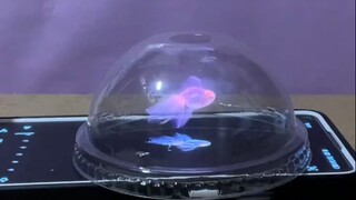 صنع عرض هولوغرافي (هولوغرافيا مزيفة) باستخدام أغطية شاي الحليب