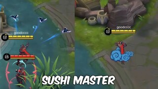 NEW HAYABUSA SKIN [SUSHI MASTER] ALL SKILL EFFECTS