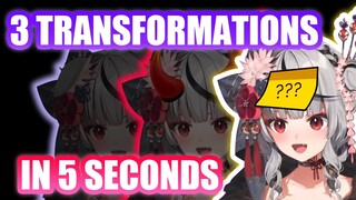 Chloe Literally Transformed 3 Times in 5 seconds【Hololive English Sub】