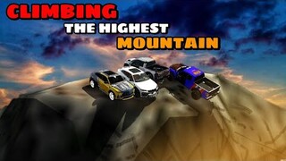 Inakyat namin ang pinaka mataas na bundok | Climbing The highest mountain | Car Parking Multiplayer