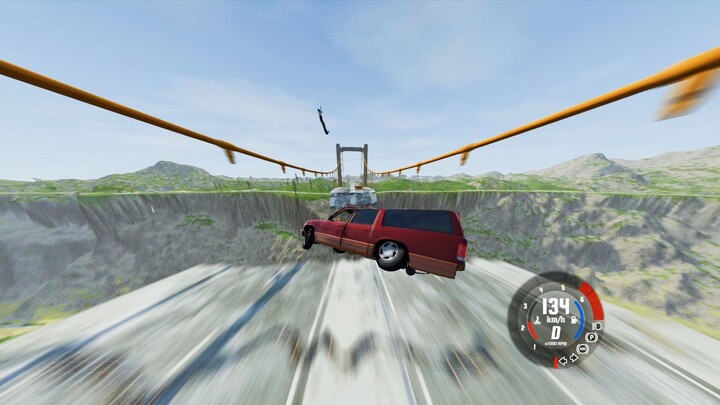 I know a navigational channel across the bridge.