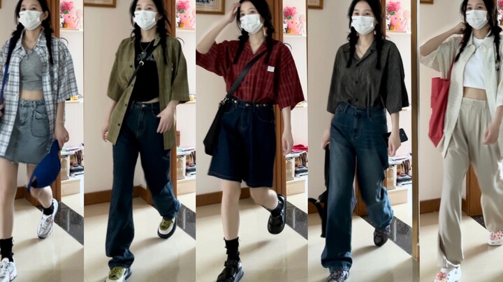 One-Week Shirt Outfit Ideas!!!