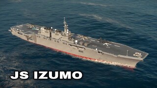 Modern Warships: JS IZUMO in action..