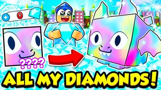 I SPENT ALL MY DIAMONDS ON A NEW TITANIC PET IN PET SIMULATOR X!