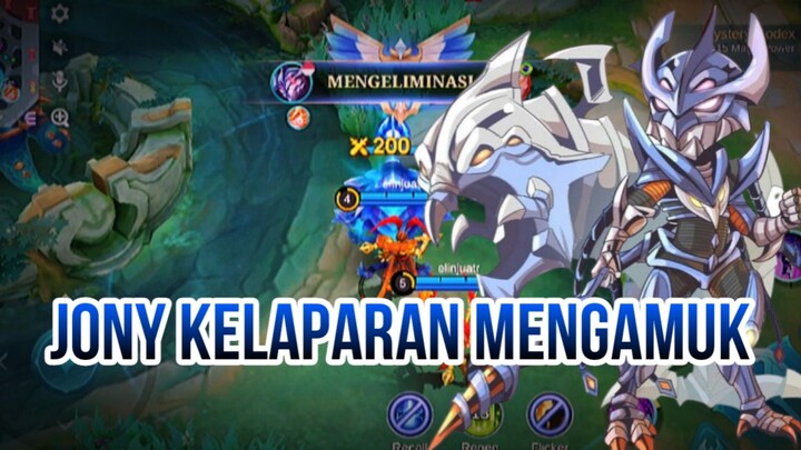 JONY KELAPARAN MENGAMUK