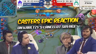 ENGLISH & FILIPINO CASTERS REACTION ON KARLTY'S LANCELOT SAVAGE