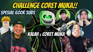 Spesial 600K Subscribe! Tantangan Coret Muka Sama @Chealsy laurent!! Challenge | Roblox Indonesia