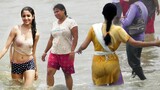 Indian Sea Beach Tour || Hot Girls / Beach Walk #beach