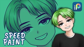 SPEED PAINT Bujang Nyengir 😁💚