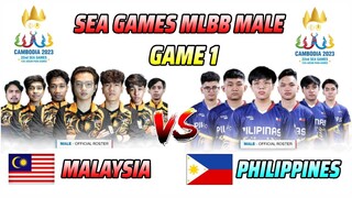 [TAGALOG] PHILIPPINES VS MALAYSIA GAME 1 | SEA GAMES MLBB MALE CATEGORY | DAY 1
