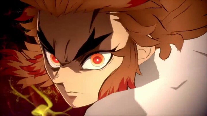 《ดาบพิฆาตอสูร 火神血風詩》「Flame Pillar」ตัวอย่างตัวละคร Rengoku Kyojuro