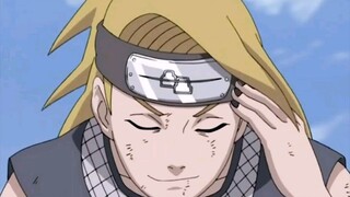 Naruto, Deidara specially exercised his left eye in order to fight against the wheel eye.