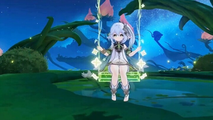 Little Grass God - Naxida Skill Demonstration ewe