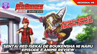 Episode Spesial Buat Fans Tokusatsu?! Review Anime Sentai Red Isekai De Boukensha Ni Naru Episode 8