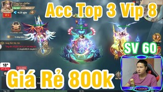 Mu Vinh Dự | Acc Top 3 Vip 8 Giá Rẻ Như Cho