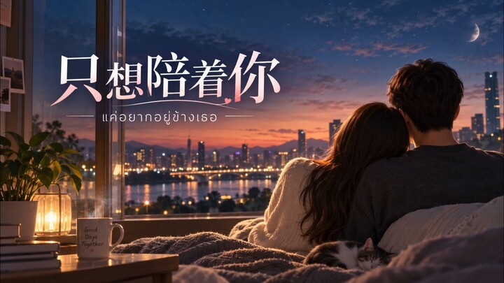เพลงจีนฟังสบาย 🌸 《只想陪着你》 แค่อยากอยู่ข้างเธอ | Chinese Chill Pop