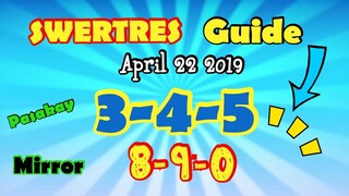 SWERTRES HEARING AND GUIDE ONLY FOR APRIL 23 2019