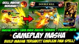 GAMEPLAY MASHA BUFF ❗ CARA MAIN MASHA TERBARU & BUILD MASHA TERSAKIT 2023❗ TUTORIAL MASHA TOP GLOBAL