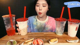 Bánh ngọt và trà sữa Gongcha phần 6 #anngonmoingay