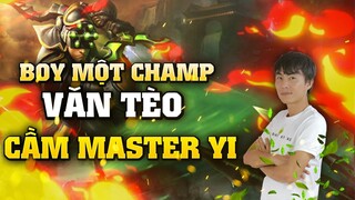 [THROWTHI] Boy Một Champ Văn Tèo Cầm Master Yi Đi Rừng Chém Hết