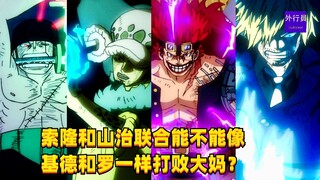 索隆和山治联手能不能像基德和罗一样打败大妈？#1274