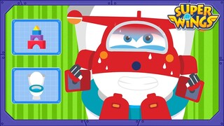 [SUPERWINGS Game] Poo Poo Game | Toliet Game | Superwings | Super Wings Gameplay