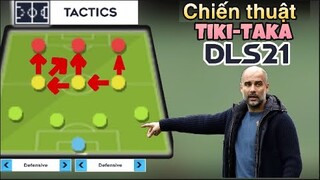 Cách triển khai chiến thuật Tiki Taka ban bật phối hợp đẹp mắt trong Dream League Soccer 2021