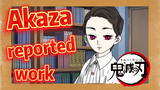 Akaza reported work