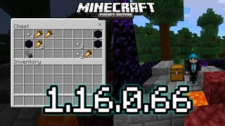 รีวิว!!Minecraft PE 1.16.0.66 แก้บัคกล่องแล้ว!! & บัคต่างๆ