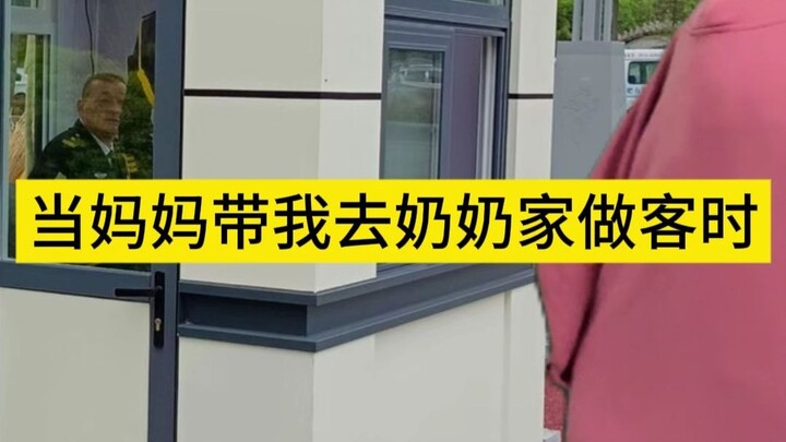 When Mom Takes Me to Grandma’s for a Visit