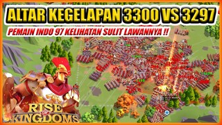 PEMAIN INDO 3297 KELIATAN KESULITAN LAWAN 3300 WAR DARK ALTAR KVK 1 !!