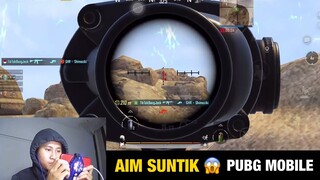 AIM SUNTIK😱!! TUTOR HANYA ADA DI BANGJECK😎 SENSITIVITAS X4 NGGAK ADA OBAT - PUBG MOBILE