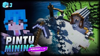 Bikin Pintu Mining, Cobblestone Generator, Auto Smelter - Minecraft Series 1.19 Pemula Episode 3