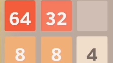 2048 แต่เล่นโดย AI