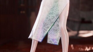 Juicy White Succubus-Glorious Pure White Sườn xám Heart Attack