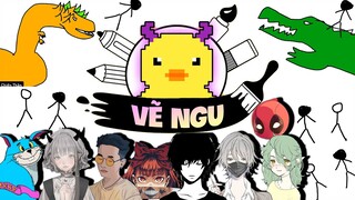 SCRIBBLE IT! | VẼ NGU xong kêu đầu nhiều KHỐI U (w/GNDTT, Duy Lê, Dương404, MB3R...) | NDCG