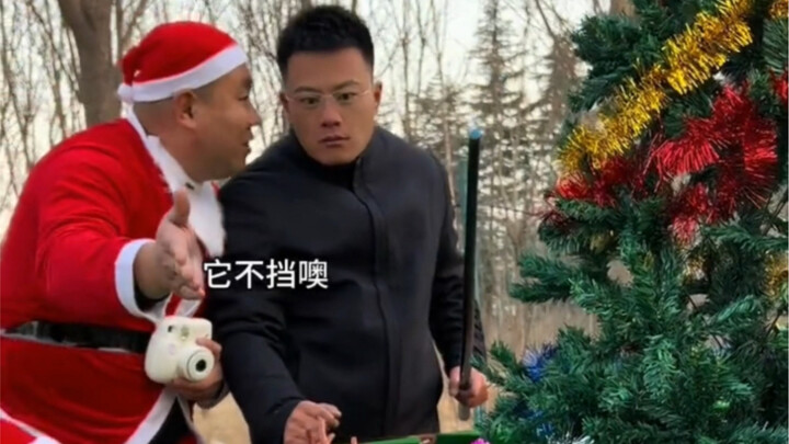 Bi-a "Cuộc chiến Giáng sinh"#fatcurry#Billiards là một loại cuộc sống#Cốt truyện hài hước@大正与二苦