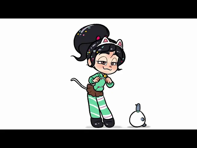 vanelope sad cat dance - BiliBili