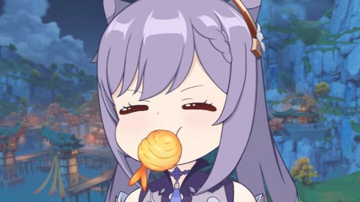 [Genshin Impact animation] "Golden shrimp balls are so delicious~"