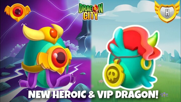 NEW VIP (Dual Dragon) and NEW JULY HEROIC DRAGON in Dragon City 2022