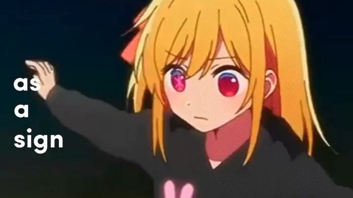 Trying Ruby to be a Idol like her mother :3