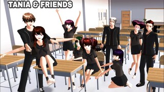 TANIA & FRIENDS #part 8 DRAMA SAKURA SCHOOL SIMULATOR | MUTIA ANIMASI | PEANUT BUTTER