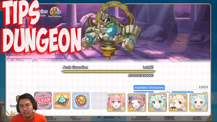 Tips Kelarin Dungeon Very Hard dengan mudah - Princess Connect Re Dive