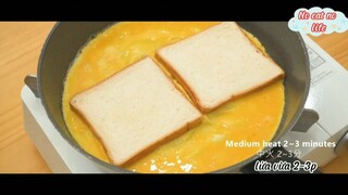 Bánh mì nướng chảo 1 #amthuc