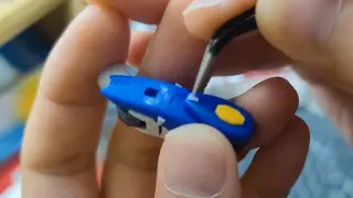 [Gundam Brush Paint] How to use cheap tall models to create small GK texture Gundam? Homemade Gao Ga