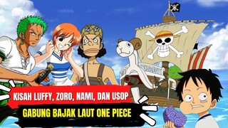 Kisah Awal Luffy, zoro, nami dan usop jadi bajak laut - Alur Cerita One Piece Blue East Saga 1