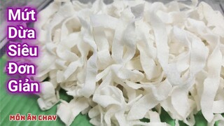 Cách Làm MỨT DỪA Nhanh Gọn Đơn Giản Thành Công Ngay Lần Đầu | Món Chay Ngon Bà Mẹ Quê